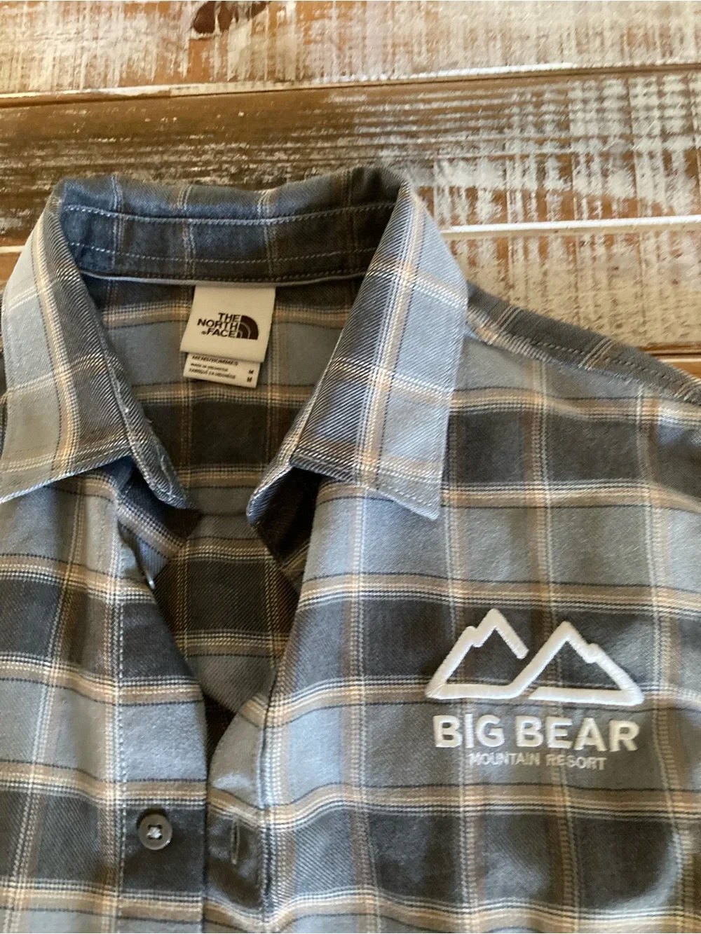 The North Face lightweight plaid